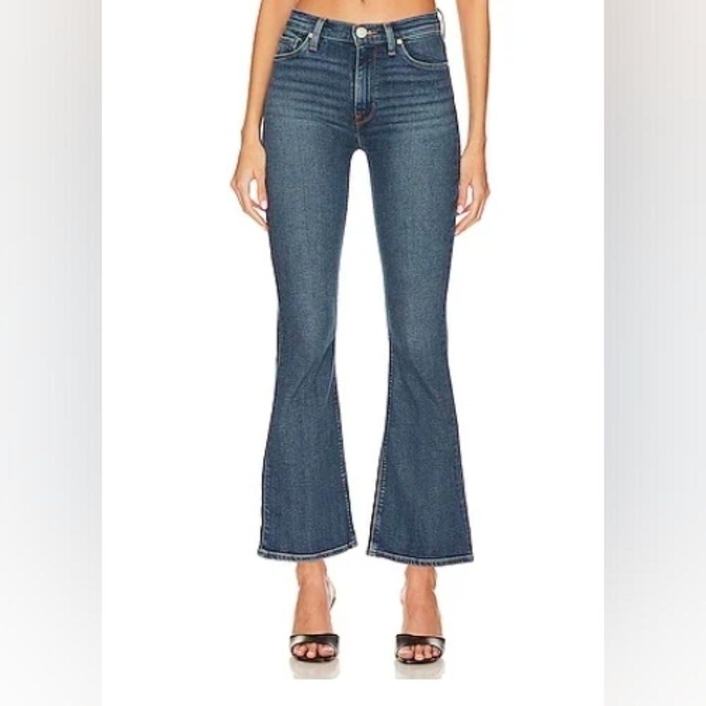 ❤️ NWOT! HUDSON BARBARA HIGH RISE CROPPED BOOTCUT JEANS IN SCENIC WASH, 4 (27)